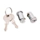 thumbnail image 2 of Cerraduras de seguridad tipo barril para barras de techo, cilindros de cerradura, núcleos de cerradura con llaves para automóviles 2 núcleos de bloqueo, 2 of 9