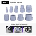 thumbnail image 3 of Outil de Réparation d'Objectif, 9pcs Caméra DSLR Outil de Réparation Anneau 8-83mm Objectif Enlève Accessoire en Caoutchouc, Professionnel Universel, 3 of 5