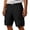 Black, variant on Mens Military Shorts Work Fishing Camping Casual Camouflage Cargo Shorts Gray,30