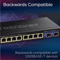 thumbnail image 6 of TRENDnet TEG-3102WS 10-Port Web Smart Switch, Multi-Gig Ethernet Switch with 80 Gbps Switching Capacity, Black, 6 of 11