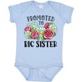 thumbnail image 3 of Inktastic Promoted to Big Sister with Flowers Girls Baby Bodysuit, 3 of 5