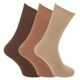 thumbnail image 1 of Mens Big Foot Non Elastic Diabetic Socks (3 Pairs), 1 of 1