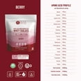 thumbnail image 4 of TAHA Health & Nutrition Berry Whey Protein Isolate Powder, 30g Protein, 7.9g BCAAs, 4.3g Leucine | New Zealand Free-Range, Grass-Fed Dairy | Gluten-Free, Keto, Kosher | 2LB, ~24 Servings, 4 of 7