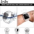 thumbnail image 2 of 2WIN2BUY Apple Watch Band with Case Crystal Cover for iWatch Series 8 Ultra 49mm Rugged Shockproof Sport Band for Apple Watch with Protective Cases, for Men and Women(Clear), 2 of 5