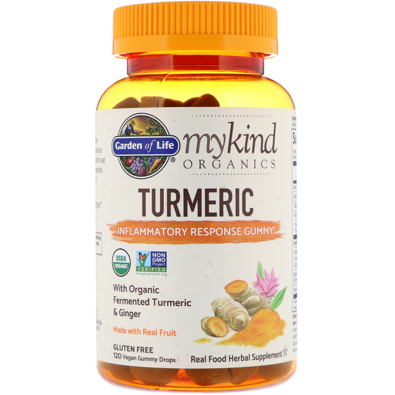 MyKind Organics, Turmeric, Inflammatory Response Gummy, 120 Vegan Gummy