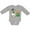 AC-Heather Grey, variant on Inktastic New to the Krewe Mardi Gras Baby Alligator Boys or Girls Long Sleeve Baby Bodysuit