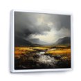 thumbnail image 2 of Designart "Bold Storm Dark Drama Unleashed II" Landscapes Floater Framed Wall Art Print, 2 of 7
