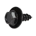thumbnail image 2 of CROSSDESIGN Firewall and Splash Shield Screws- M6.3 x 20mm Long- 10mm Hex-Black Fit For Toyota, 2 of 9