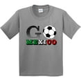thumbnail image 3 of Inktastic Go, Mexico Soccer, Football Youth T-Shirt, 3 of 5