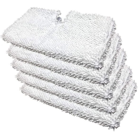 Hildbrandt Clean Co. 5 Tampons de Vadrouille à Vapeur Compatibles pour Vadrouilles Shark S3500 series S3501 S3550 S3601 S3601D S3801 S3801CO S3901 SE450 S2901 S2902 S3450 S3452 S3455K et Plus