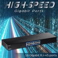 thumbnail image 2 of Conmutador Gigabit TRENDnet TEG-S17 de 16 puertos y 32 Gbps de capacidad, 2 of 9