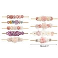 Artificial Flower Baby Headband Hundred Day Infant Toddler for Baby