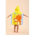 thumbnail image 3 of Toalla de playa con capucha TEHALK para niños, poncho suave y absorbente, 3 of 5