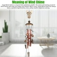 thumbnail image 6 of Angel Wind Chimes Outdoor, 36'' Memorial Brass Wind Bells Retro Brass Garden Wind Chimes Decor Waterproof with S Hook Gifts for Mom Grandma for Patio, Yard Garden, Indoor Outdoor Decor, 6 of 8