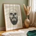 thumbnail image 6 of The Beard's Not Dead - Illustration Skull Gothic Creepy Line Art Anatomy Unframed Wall Art Print 4 x 6 inches, 6 of 60