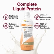Medtrition Liquid Collagen Peptides Type I & Iii – 15 Grams Protein Per Oz. | Prosource Nocarb Neutral – Pack of 4 Bottles