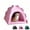 PK, variant on Foldable All Season Dog Bed, Breathable Portable Pet Tent with Reversible Cooling Mat, Linen Anti Anxiety Cat Bed Nest, Indoor Outdoor Sleeping House for Small Medium Dogs & Indoor Cats