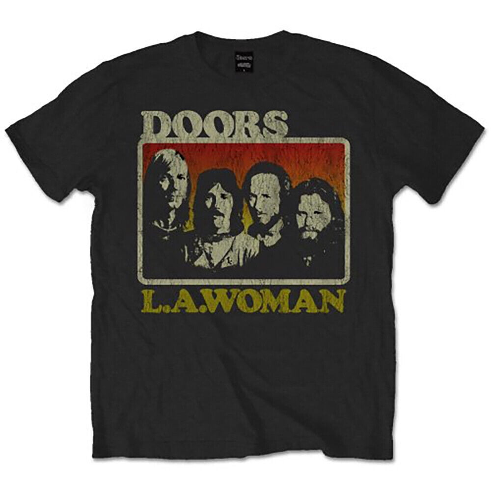 THE DOORS L.A. Woman T-Shirt Classic Music Rock Band Tour Merch Tee ...