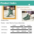thumbnail image 4 of NevEND 6 Pairs Socks Womens Mini Crew Elastic Ankle Length Cotton Socks Aesthetic Cute Black White Lightweight Low Cut Gifts for Women, 4 of 6