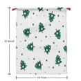 thumbnail image 6 of Christmas Bags Drawstring,White Christmas Tree Pattern Large Xmas Christmas Gift Bags,Reusable for Xmas and New Year Party Favors and Supplies,27.6" X 19.7", 6 of 6