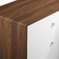 thumbnail image 4 of Modway Transmit 3-Drawer Chest in Walnut White, 4 of 8