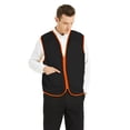 thumbnail image 4 of TOPTIE Supermarket Uniform Vest Zipper Volunteers Event Vest Unisex Waistcoat, 4 of 6