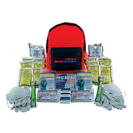 Ready America, 2 Person, 3 Day Emergency Kit with Backpack