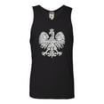 thumbnail image 1 of Adult Polska Eagle Polish Pride Poland Sleeveless Tank Top Cotton T-Shirt, 1 of 1