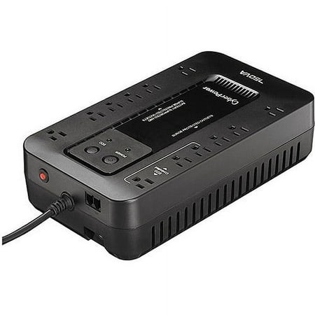 CyberPower - 750VA Ecologic Battery Back-Up System - Black