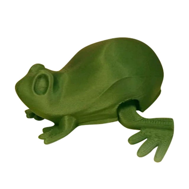Jumping Frog Toy, 3D Printed Plastic, Unique Design, Interactive, for Home/Garden Decoration/Kids
