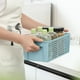 thumbnail image 3 of Cesta de Almacenamiento: Pequeño Tamaño, Rectangular Hueca, Plástico, para Aperitivos y Diversos, Verde, 3 of 6