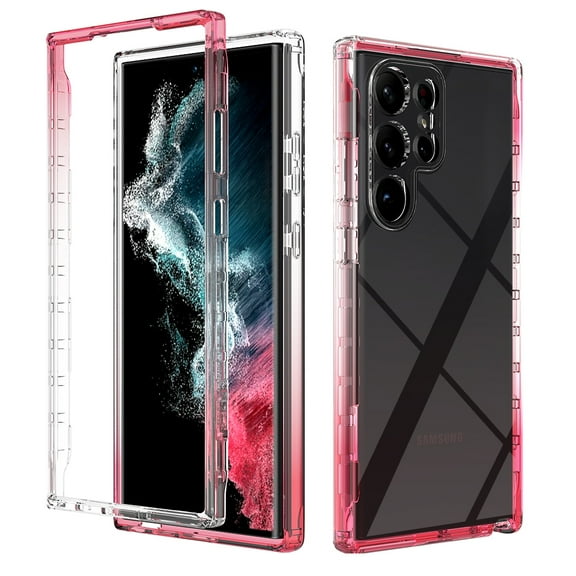 For Samsung Galaxy S23 Ultra 5G Transparent Gradient Color TPU   PC Protective Phone Case For Samsung Galaxy S23 Ultra 5G