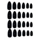 thumbnail image 5 of Qarigey 24 Pieces False Nails Press-on Stick-on Full Tips Nail DIY Fingernails Wearable Tips Manicure Supplies Art Sticker Cover Tools Negro 2piezas Qarigey CBP469618, 5 of 6