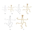 thumbnail image 2 of Colgante de Moda Minnieouse Base en Blanco Cera de Abejas Oro, 2 of 6