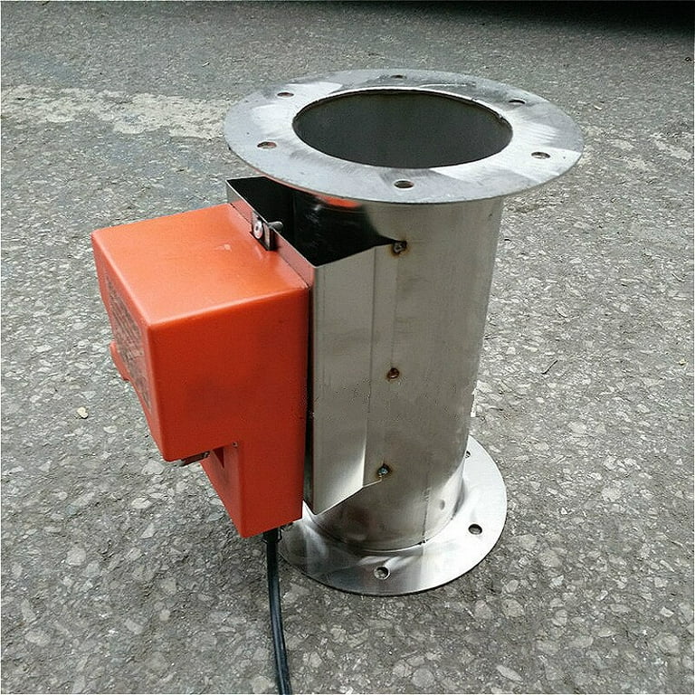 125mm stainless steel air damper valve HVAC electric air duct