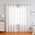 thumbnail image 1 of Aoresac 2PC Curtains Household Blackout Phantom Veils Translucent Light Transmission Protect Privacy Can be Worn Rods, 1 of 8