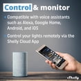 thumbnail image 4 of Interruptor inteligente Wi‑Fi Shelly Plus Wall Dimmer, paquete de 2, 4 of 7