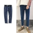 thumbnail image 3 of Pantalones vaqueros para hombre con agujeros rotos, pantalones vaqueros para hombre, cónicos, rotos, moda coreana, pantalones punk apilados vintage Kpop Xs, 3 of 5