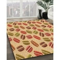 thumbnail image 2 of Ahgly Company Indoor Rectangle Patterned Yellow Orange Area Rugs, 8' x 12', 2 of 6