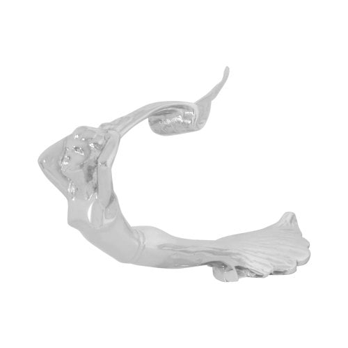 GG Grand General 48394 Black 6.5 X 7.5 inches Chrome Fighting Stallion Hood ORN w Windriders