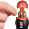thumbnail image 3 of Felo Magazine Handle Ratcheting Bitholder, SL/PZ/PH/Torx, 181 mm, 8 Pieces, 3 of 5