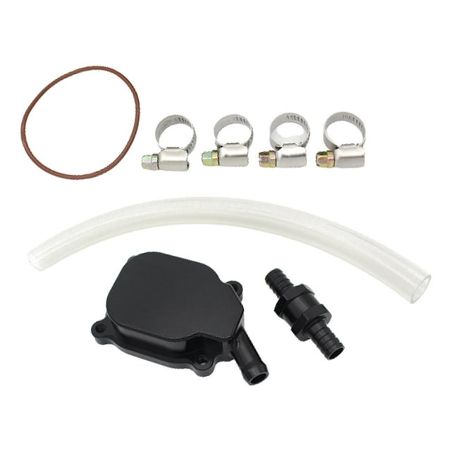 Tapa de fuga kusrkot de aleación de aluminio para motocicleta Negro