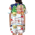 thumbnail image 3 of Lsque Sanrio Women's Short-Sleeved Pajama Set - 2 Piece Soft and Lightweight Sleepwear Set-Small, 3 of 9