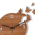 thumbnail image 2 of Reloj de madera Silent Clockwork Easy Read Home Decor (MCC422) Sywqhk Libre de BPA, 2 of 9