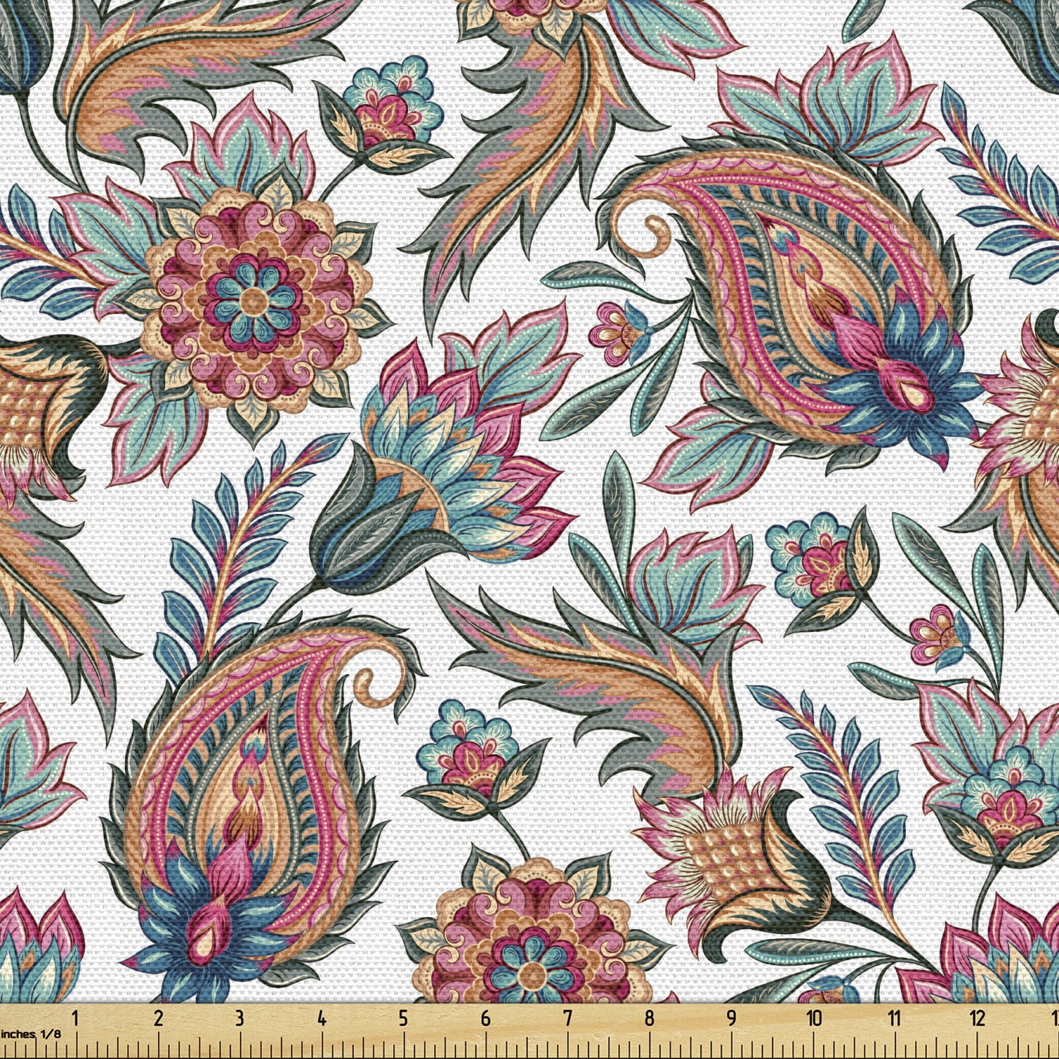 Paisley Pattern Sofa Upholstery Fabric by the Yard Decorative Fabric for DIY and Home Accents