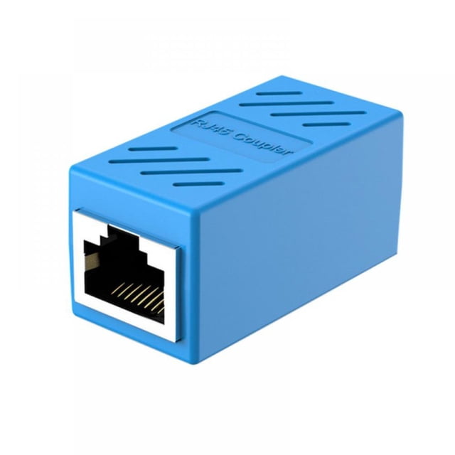 RJ45 Coupler Hielded In-Line Coupler Ethernet Cable Extender Female to Female Network Female Adapter Network Coupler