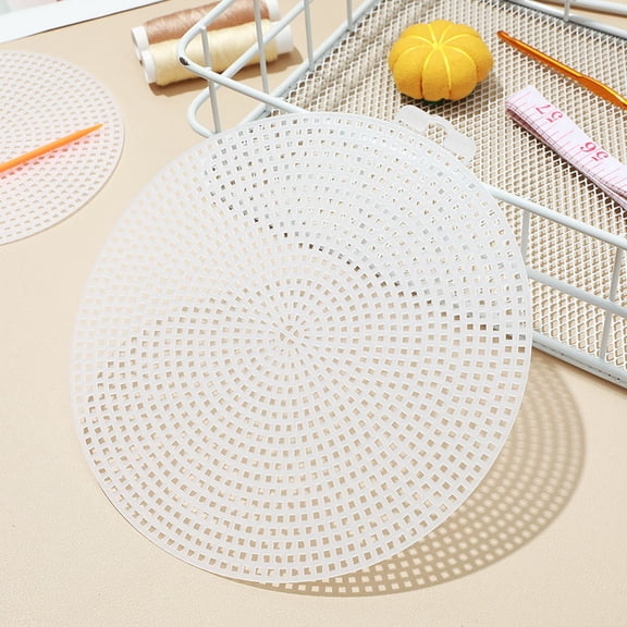 BESTYASH 15Pcs Plastic Canvas Sheets for Crafts Household Use with Smooth Opening for Easy Shaping