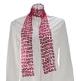 thumbnail image 6 of Unique Bargains 1 Pc Scarf Sequined Cut-Out Neck Scarf Rose Red, 6 of 6