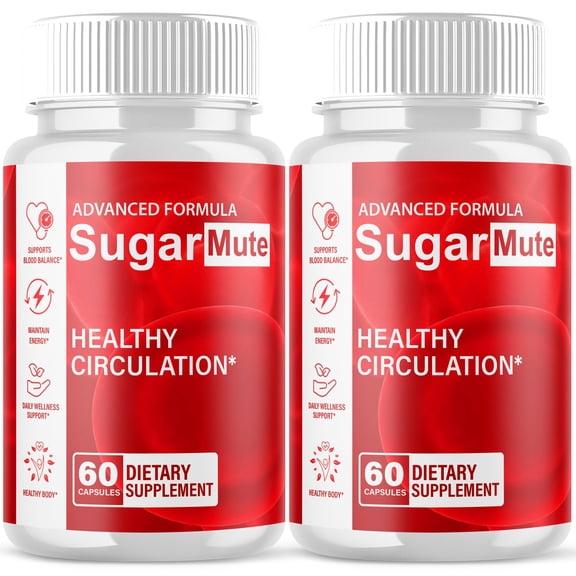Sugar Mute Blood Balance Support Pills Advanced Formula Vitamin Supplement SugarMute 120 Capsules