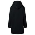 thumbnail image 5 of Hoodie for Women Oversized Womens Sweatshirt Casual Cropped Zip Up Long Sleeve Solid Color Pocket Dress For Loose Fit With Hood Fall Winter Fashion, 5 of 5